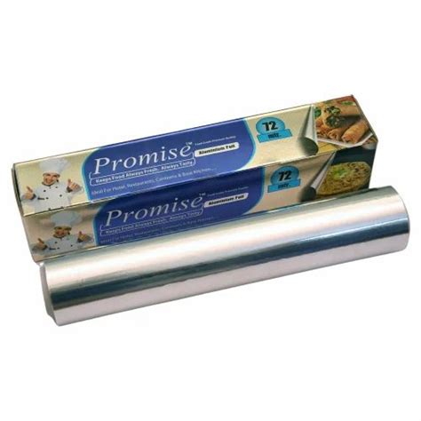 Promise Silver Aluminium House Foil Roll For Kitchen Packaging Type