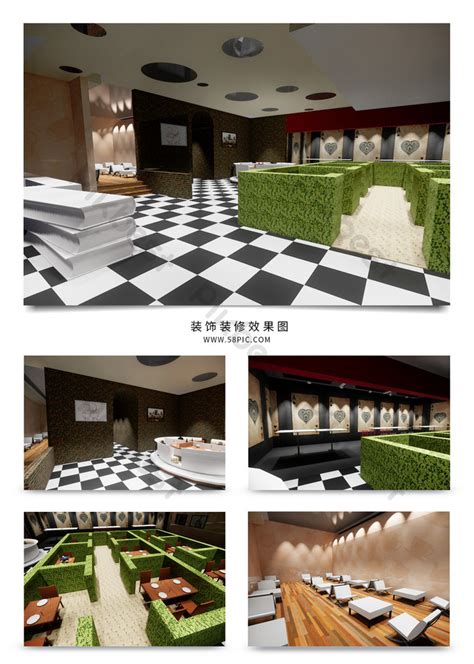 Theme Restaurant Interior Design Renderings Decors & 3D Models | SKP ...