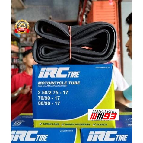 Jual BAN DALAM MOTOR ORIGINAL IRC TIRE 250 275 80 90 BEBEK RING