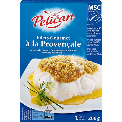 Pelican Filets Gourmet Cabillaud La Proven Ale Msc Migros