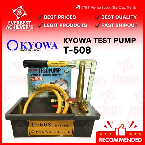 Kyowa Pressure Test Pump T Shopee Philippines