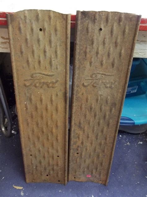 Antique Ford Model T Running Boards Original 1920s Rusty