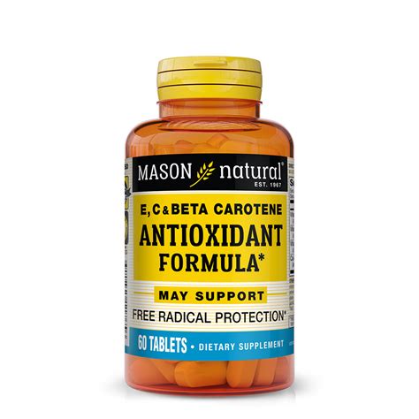 Vitamin E, C & Beta Carotene Antioxidant - Mason Vitamins