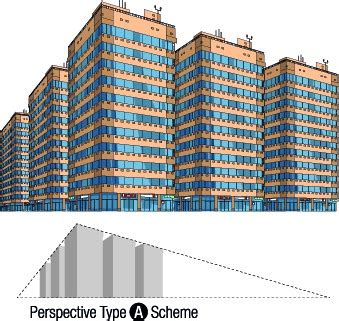 Skyscraper design scheme vector set 04 | free vectors | UI Download