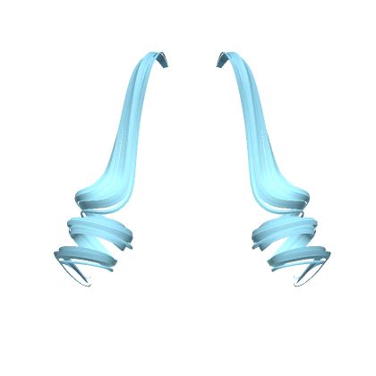 High Mega Swirly Pigtails Extension In Blue Roblox