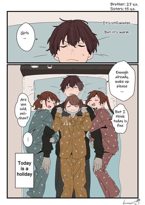 Brother And Triplet Sisters Warmth P2 By Peaceful Sky On Deviantart かわいい 三つ子 マンガ