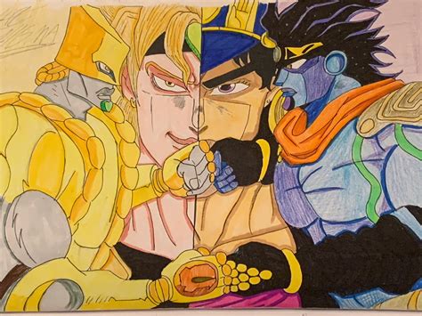 Star Platinum Vs Za Warudo R Stardustcrusaders