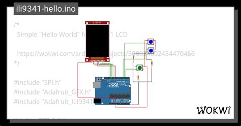 Screen With Menu Wokwi Arduino And ESP32 Simulator