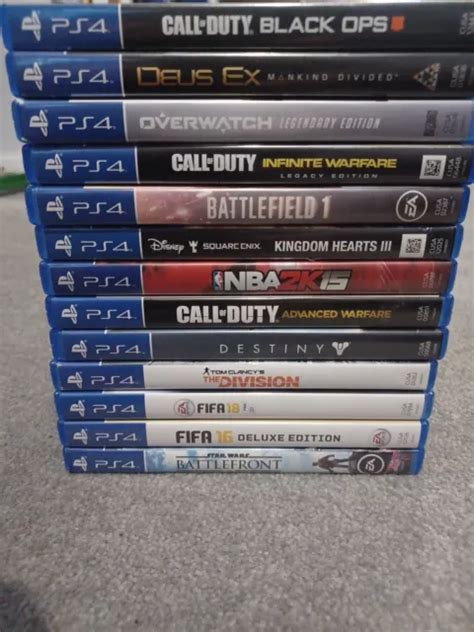 Playstation Ps Games Bundle Joblot X Picclick Uk