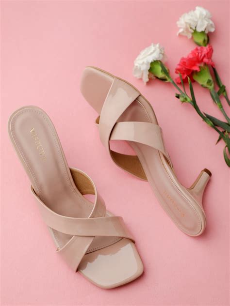 Buy Vishudh Women Nude Coloured Solid Heels Heels For Women 13203264 Myntra