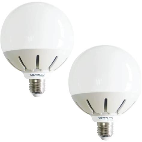 Ampoule Led Globe G120 E27 15w Équivalent À 100w Lumière Blanche Chaude 3000k 1520 Lumen Culot