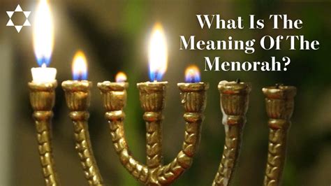 What Is The Meaning Of The Menorah Used At Hanukkah Youtube