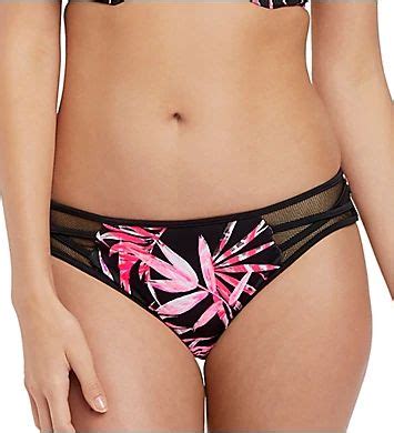 Freya Sunset Palm Bikini Brief Mesh Side Swim Bottom Freya Swimwear