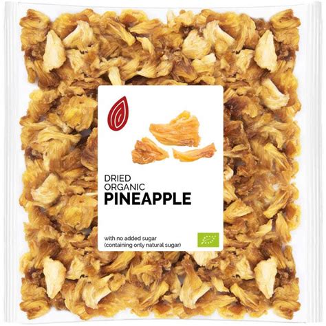 Organic Dried Pineapple No Sugar Added Buy Online Nuturally