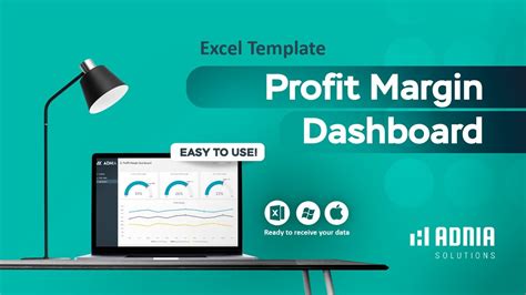 Profit Margin Dashboard Spreadsheet Template Youtube