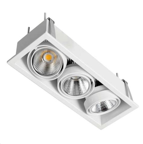 Erec Bloc De Spots Encastr Blanc Led W Pretty Light Event