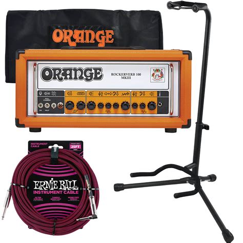 Orange Rockerverb 100 Mkiii 2 Channel Tube Head Orange Orange Cvr