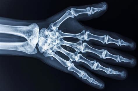 This X-ray Image Showcases the Intricate Structure of a Skeleton Hand ...