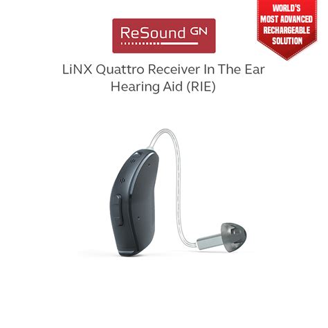 ReSound LiNX Quattro Receiver In The Ear Hearing Aid At Best Price In