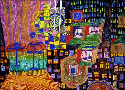 992 City View 1994 Friedensreich Hundertwasser