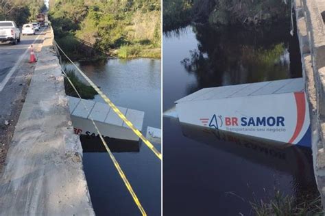 A Gazeta Em 6 dias ES teve 2 acidentes graves caminhões caindo