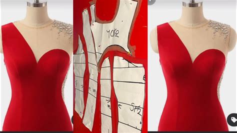 How To Cut And Sew This Bustier With Assymetric Yoke With Neat Inseam