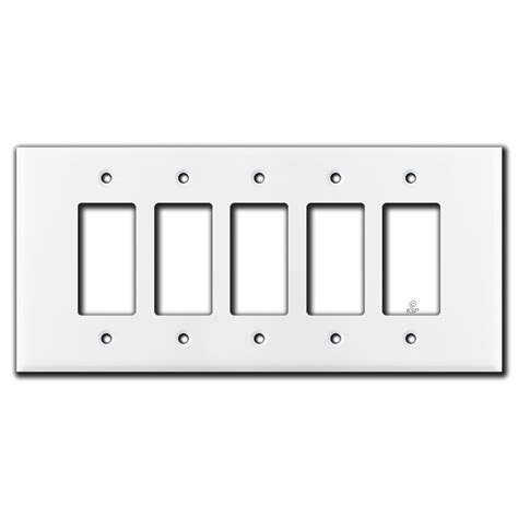 Oversized Decora Rocker And Blank Combo Switch Plates White