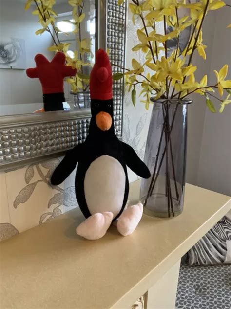 WALLACE & GROMIT Feathers McGraw Penguin Plush Soft Toy 14” inches £14. ...