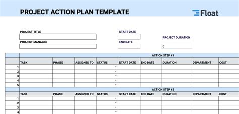 Free Work Plan Templates To Organize Your Projects