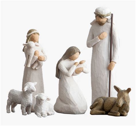 Willow Tree Nativity Scene, HD Png Download - kindpng