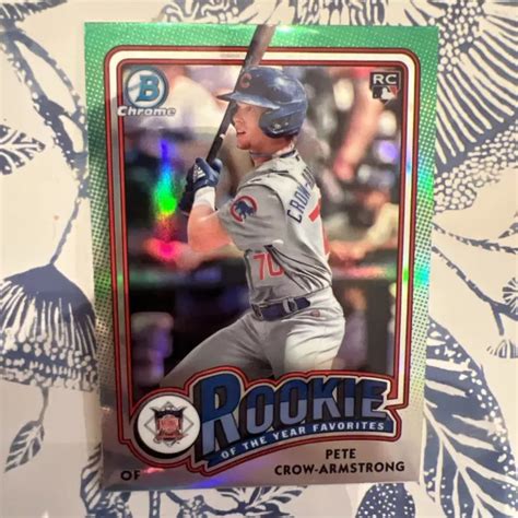 Bowman Chrome Roy Pete Crow Armstrong Rookie Of The Year