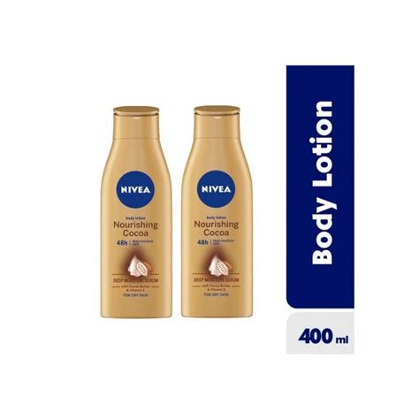 Nivea Nourishing Cocoa Body Lotion With Cocoa Butter 400ml Pack Of 2 Best Price Online