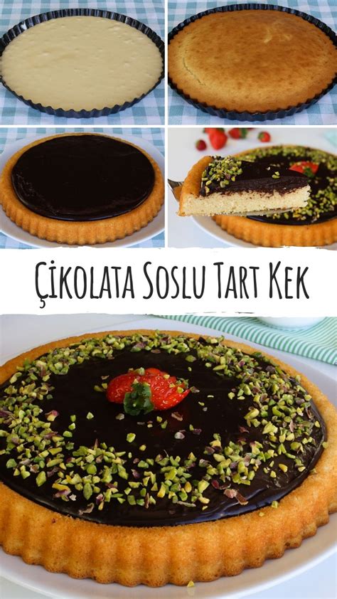 Çikolata Soslu Tart Kek Tarifi videolu Nefis Yemek Tarifleri Tart