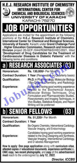 Uok Jobs 2022 Jobs In University Of Karachi Latest Advertisement