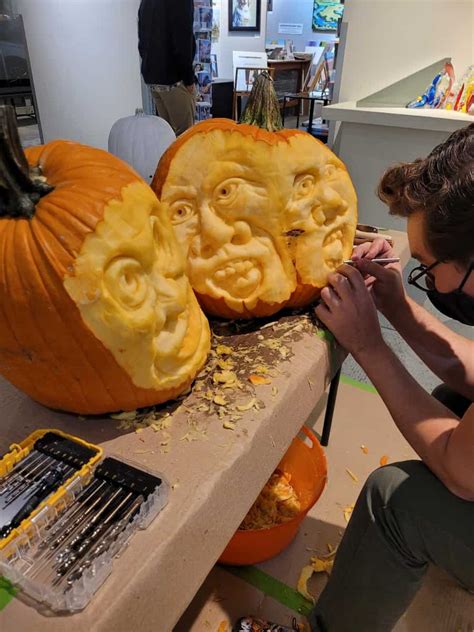 Pumpkin Sculpting Demo Studios On The Park