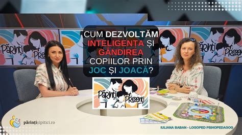 Dezvoltarea Inteligen Ei I G Ndirii Copiilor Prin Joc Partea I