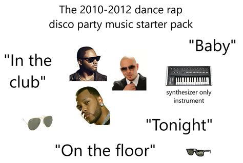 The 2010 2012 Dance Rap Disco Music Starter Pack Rstarterpacks