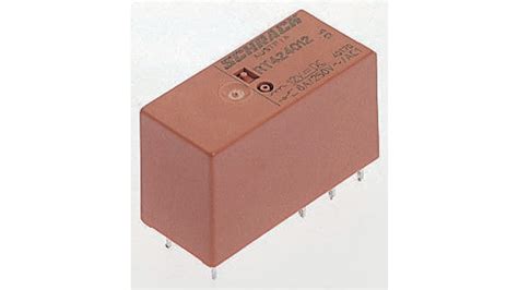 Te Connectivity 12a功率继电器 24v 直流 Spdt 1极 Pcb安装式 Rt114024 Rs