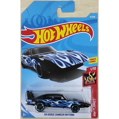Hot Wheels Dodge Charger Daytona Flames Muscle Mania Fast Furious Shopee Malaysia