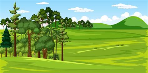 Hills Landscape Vector Art, Icons, and Graphics for Free Download