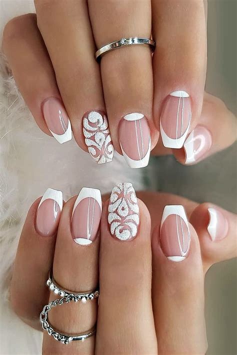 White Nail Designs 30 Best Ideas For Wedding 2024 Guide French Tip