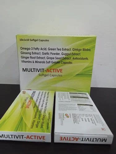 Multivit Active Softgel Capsule At Rs 2300box Id 27507938062