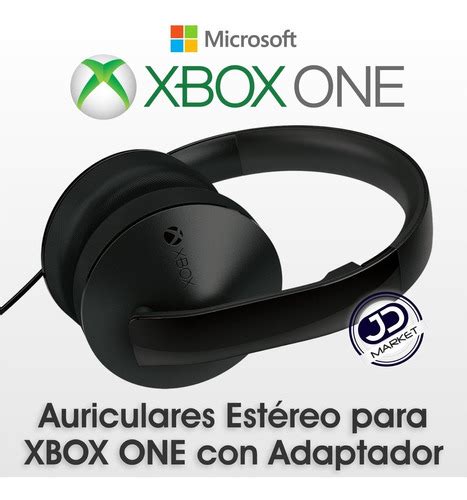 Diadema Gamer Microsoft Xbox One Adaptador 100 Original Envío Gratis