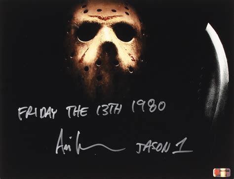 Ari Lehman Signed Jason Voorhees 11x14 Photo Inscribed "Friday the 13th ...