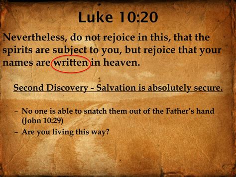 PPT - Triumph and Grace: Spiritual Insights from Luke 10:17-24