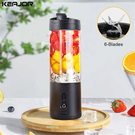 Portable Electric Fruit Juicer Machine And Smoothie Maker With