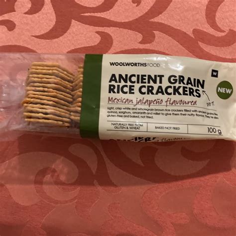 Woolworths Food Ancient Grain Rice Crackers Review Abillion