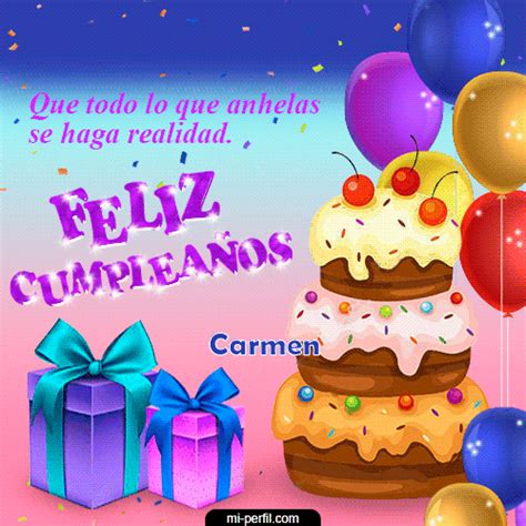 Feliz Cumplea Os Amiga Carmen