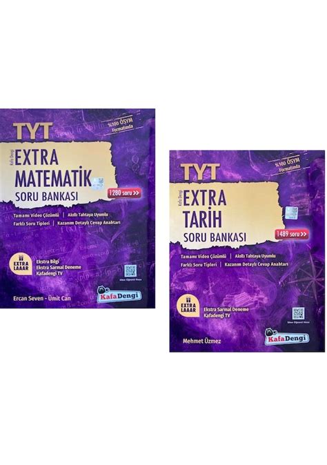 Kafadengi Tyt Matematik Tarih Extra Soru Seti Kitap Fiyatlar