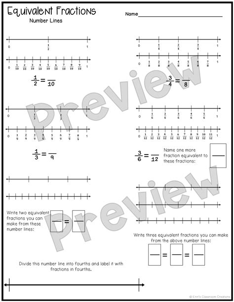 Equivalent Fraction Worksheets With Visual Models Made By Teachers